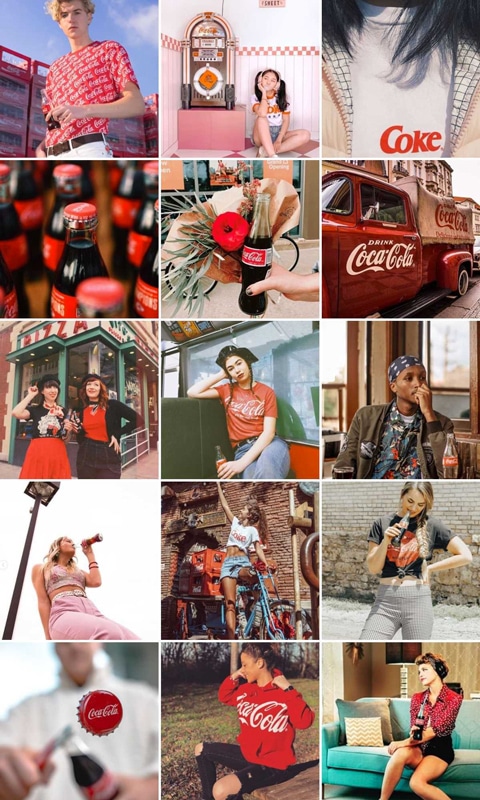 feed instagram coca cola 2020